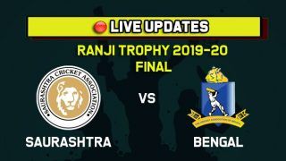 Live Cricket Score Saurashtra vs Bengal, SAU vs BEN, Ranji Trophy 2019-20 Final, Day 3, Rajkot, March 9 Match Time